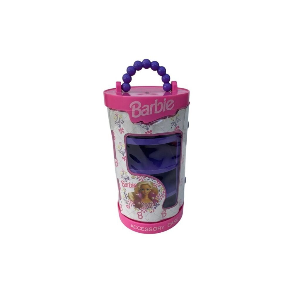 BARBIE Vintage Accessory Case MATTEL 1994 Pink & Purple Collectible